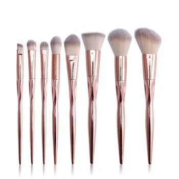 

8PCS Make Up Foundation brush Nylon eyeshadow eyebrow eyeliner soft Cosmetic Brushes Eye Shadow pinceis de maquiagem j319