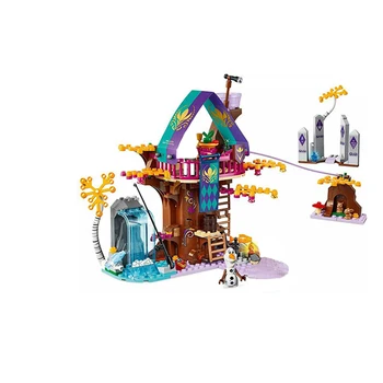 

2019 Elsa Anna Ice Castle Model Building Blocks Cinderella Princess Castle Compatible With Friends 41167 41164