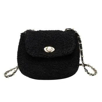 

Women's Bag Retro Solid Color Large Capacity Velour Handbag Shoulder Bag Wild Fashion Simple Popular Personality Trend H1