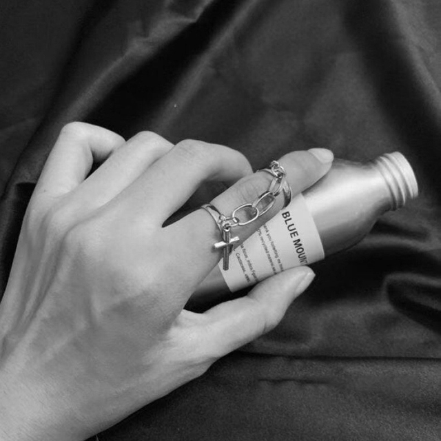 Tarnish Free 2mm 4mm 6mm Stainless Steel  Gold Plated Silver Color Knuckle Rings For Lady Minimalist Gold Rings For Women