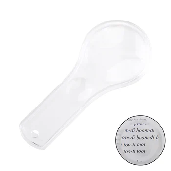 

Mini Portable Transparent 8X Handheld Magnifier for Antique Viewing Reading Jewelry Identification