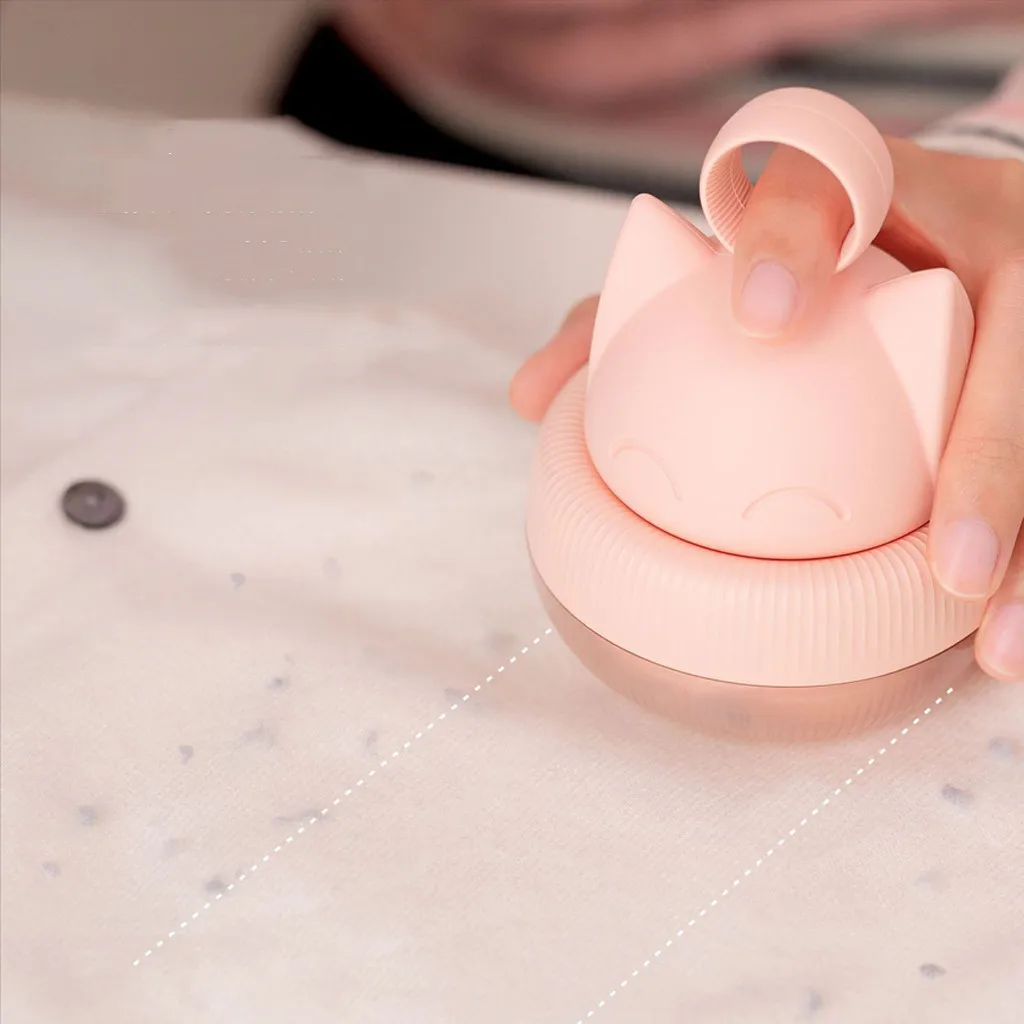New Cute Cat Lint Remover 500mah Sweater / Clothing / Sofa / Carpet Pills Remover Clothes Pill Remove Clippers Cleaning Tools