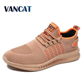 

New Fashion Men Sneakers Lightweight Men Casual Shoes Mesh Breathable Men's Shoes Outdoor Comfortable Summer Walking Shoes 36-48