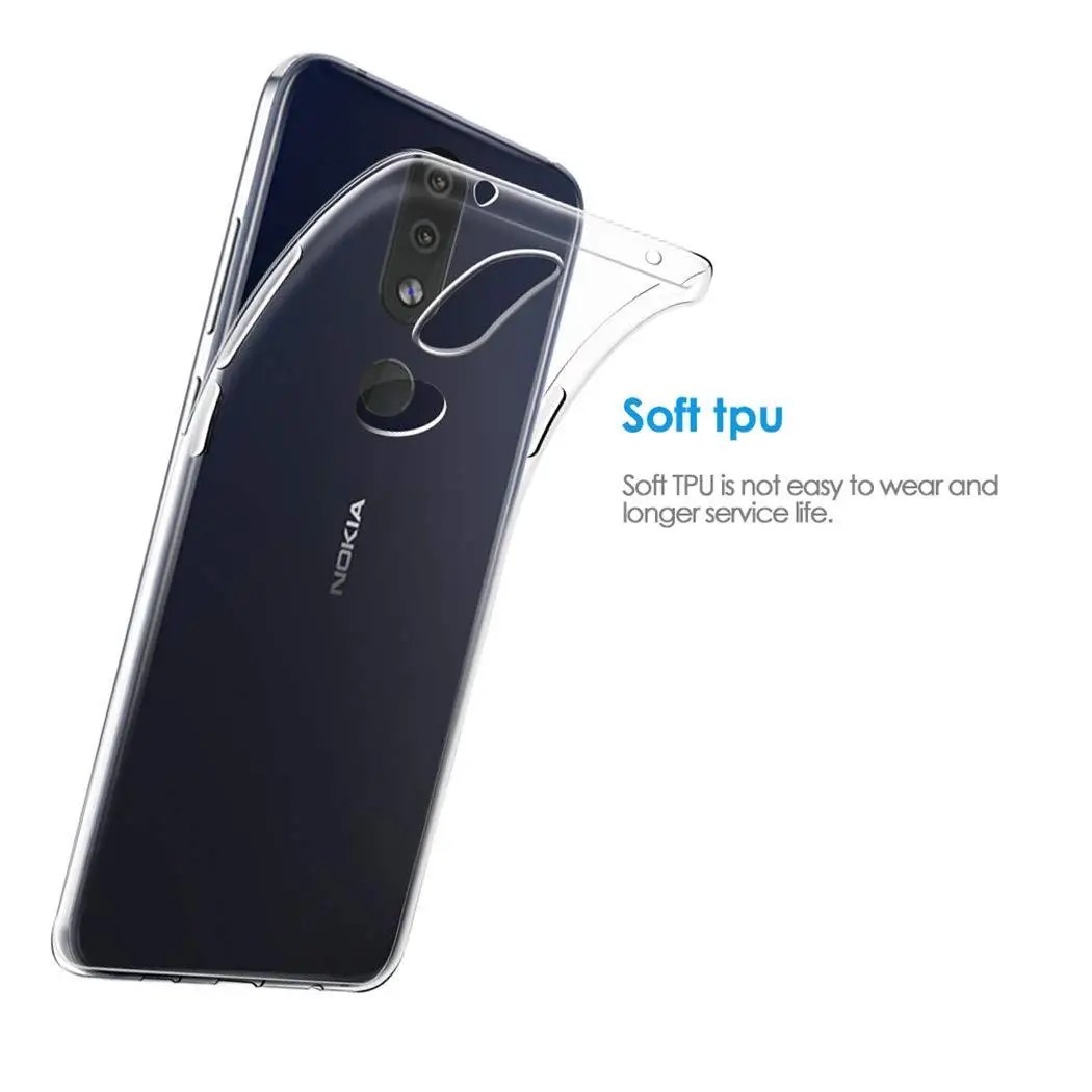 Ультратонкий Мягкий ТПУ чехол для Nokia 3.1C 7,2 6,2 4,2 3,2 2,2 5,1 3,1 2,1 1 2 3 4 5 6 7 8 Sirocco 9 чистый вид 7 Plus Прозрачный чехол для телефона
