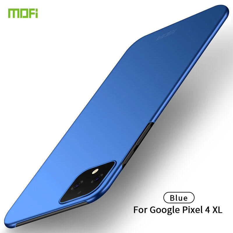 MOFi для Google Pixel 4 XL чехол для ПК Жесткий Роскошный защитный чехол для Google Pixel 4 XL Fundas Phone Shell - Цвет: Синий