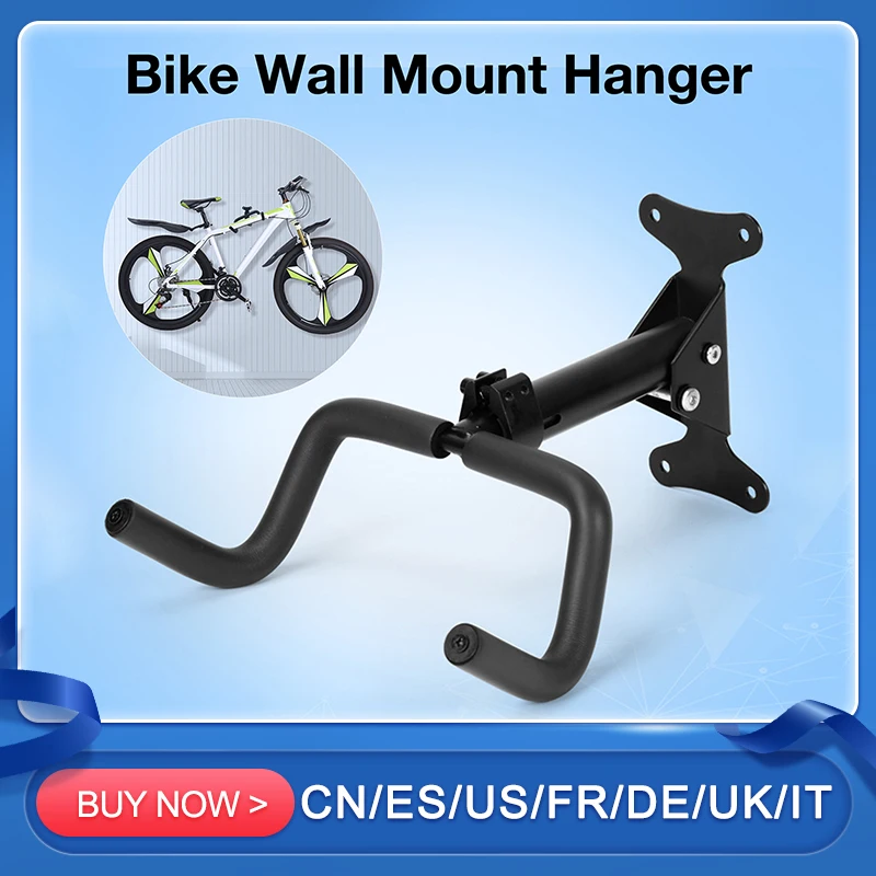 Foldable Bicycle Wall Mount Hook Road Bike Parking Bracket Hook Portable Wall Rack Indoor