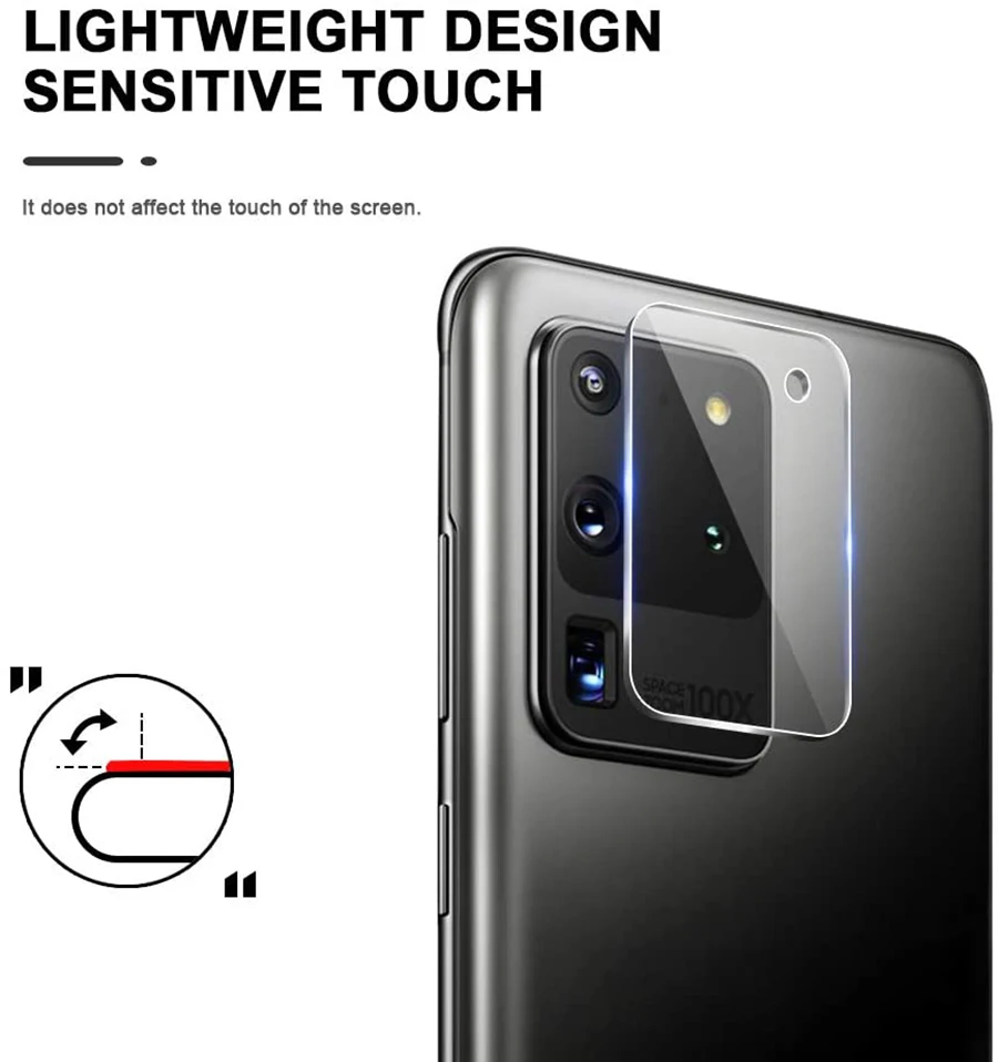 2 шт. 9D камеры объектив защитная пленка из закаленного стекла для Samsung Galaxy S20