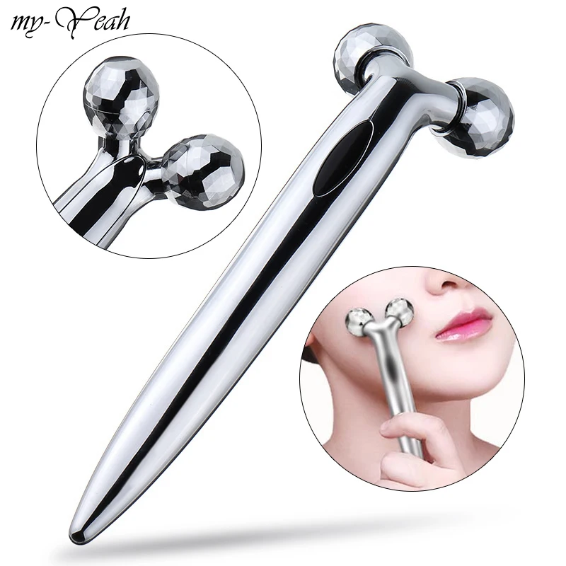 

Y Shape Facial Slimming Face Vibration Face Massage Device Skin Wrinkle Remove Lifting Blood Circulation Beauty Massage Roller