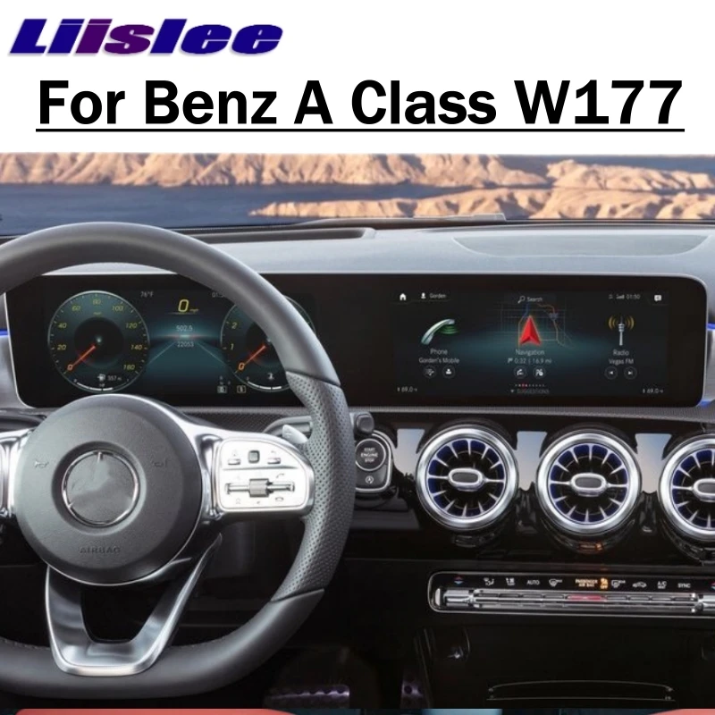 Автомобильный мультимедийный плеер Liislee NAVI для Mercedes Benz A Class W177 A200 AMG автомобильный Радио gps Карта Навигация