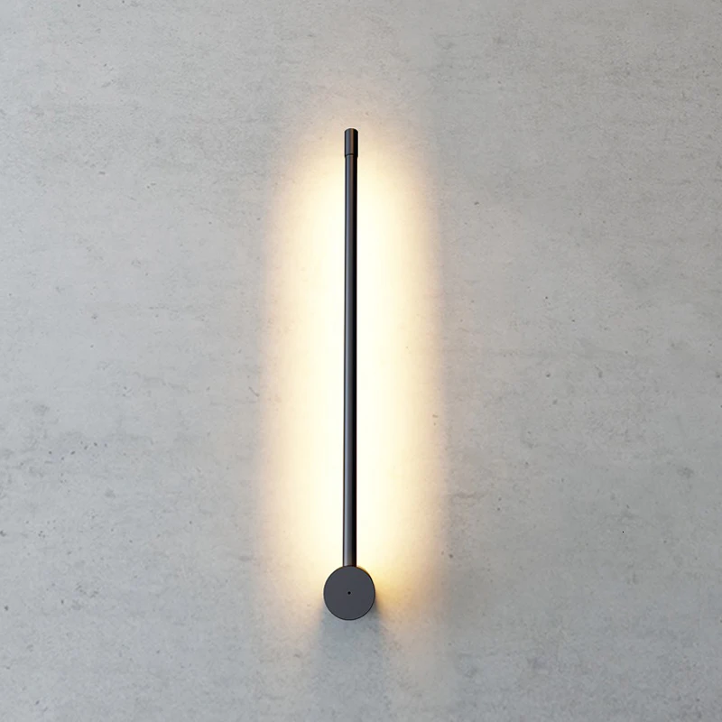 

New Nordic Minimalist Stylish Modern Line Wall Light Personality Creative Wall Lamp Bathroom Light Deco Maison deco maison