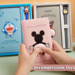 Carnet de poche Portable A6 pour écriture, carnet de notes planificateur pour travail, voyage, Agenda avec jouets Antistress à libération de décompression 
