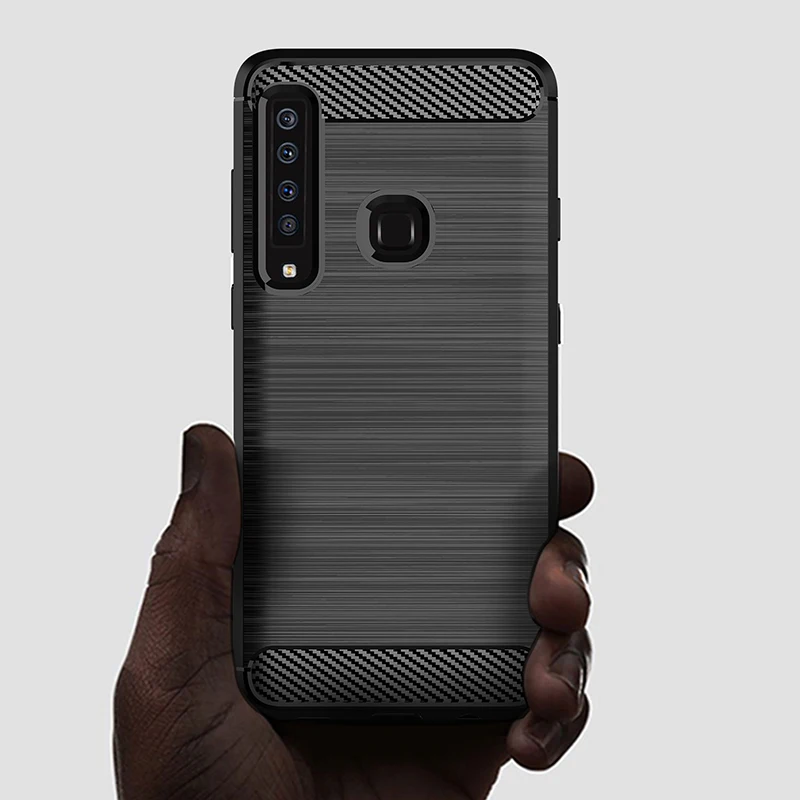 Чехол из углеродного волокна для samsung Galaxy S20 Ultra Plus силиконовая задняя крышка A01 A21