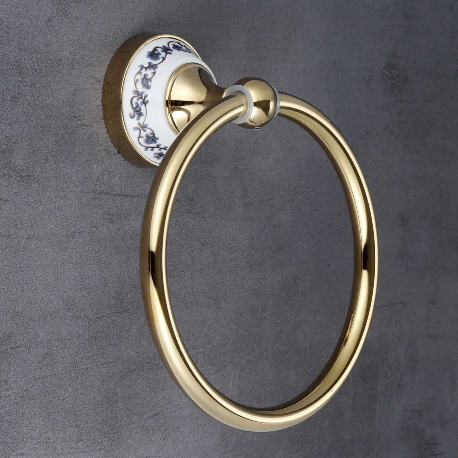 

Bathroom Towel Holder Stainless Steel Wall Mounted Round Antique Brass Towel Ring Towel Holder Classic Bathroom Accessories