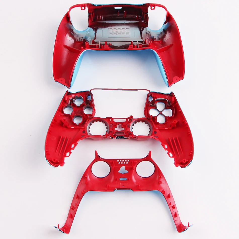 Minithink Gamepad Cover for PS5 Front Middle Controller Replacement Decorative Shell for Playstation 5 Games Accessories