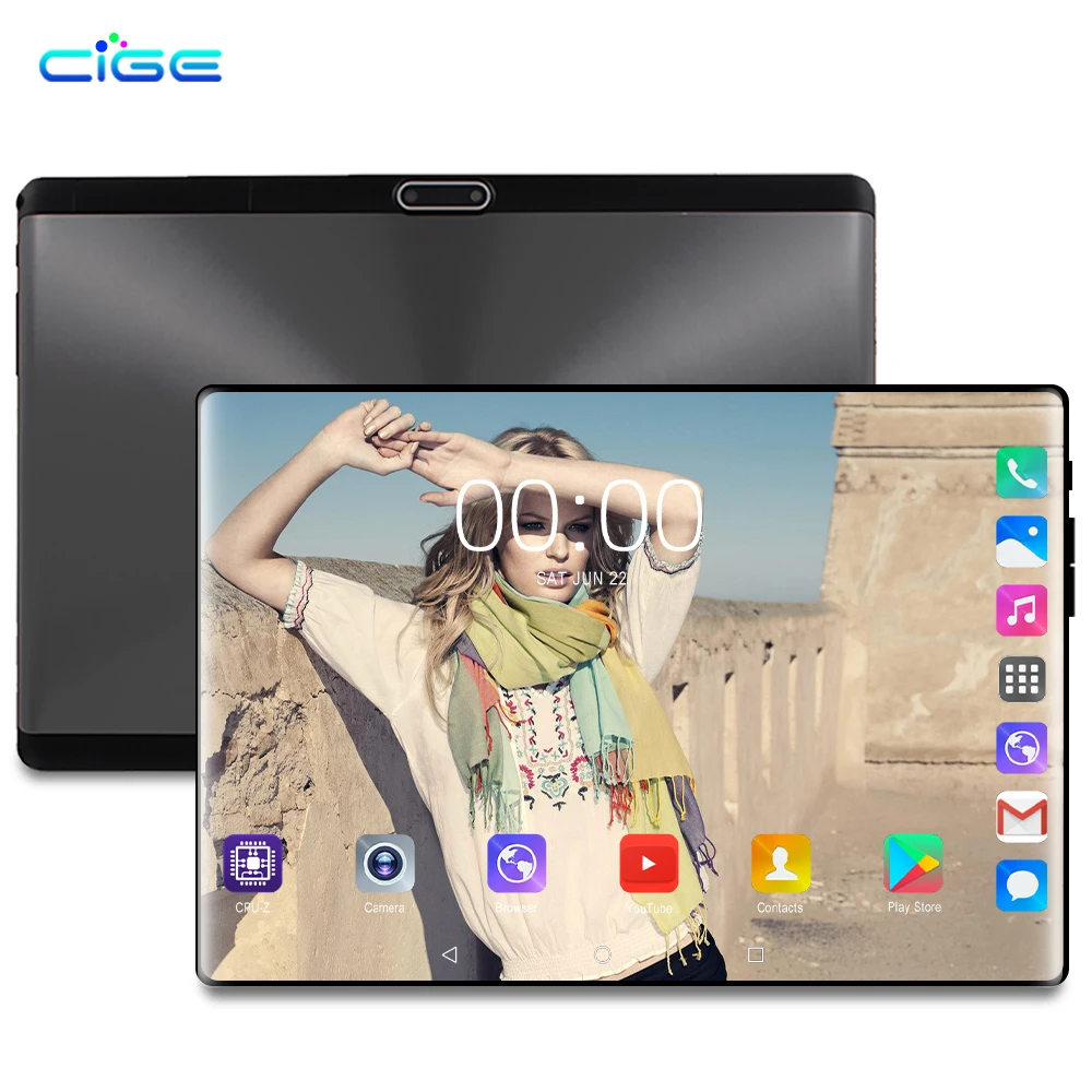  6000mAH 10 inch Tablets Android 9.0 MTK8752 Octa Core Ram 6GB ROM 128GB Dual SIM Camera Tablet PC W
