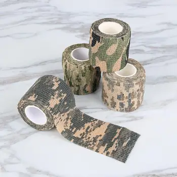 

Selfadhesive Stretch Non Woven Tactical Camouflage Belt Outdoor Hunting Camouflage Tape Catcher Hunting Camouflage Tape