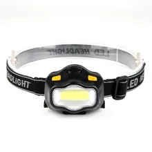3 Modes LED Headlamp With Adjustable Head Straps Camping Outdoor Work Power By 3*AAA Battery White /Red Light Head Torch Lamp