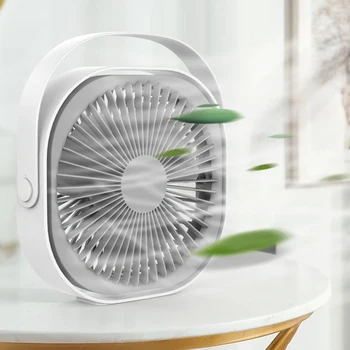 

Portable Mini USB Fan 2000mAh 360 Rotation Silent Desk Air Cooler 3 Speeds Adjustable Handheld Fan Summer Cooler Outdoor Office