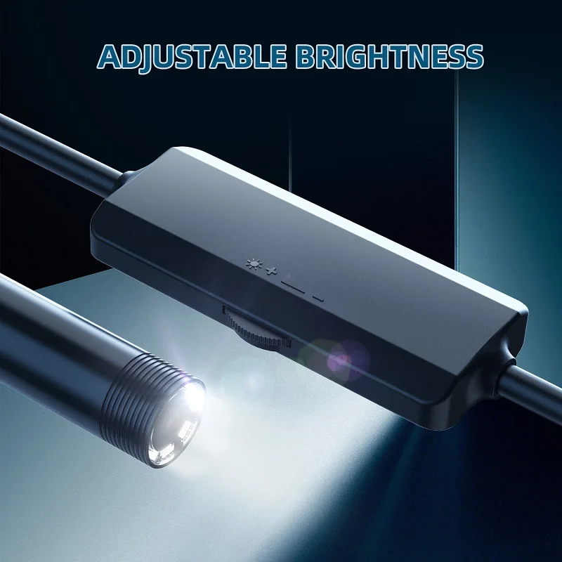 Endoscope Camera Wifi Camera WIFI Endoscope Camera 8mm Lens HD720P Wireless Endoscopio Drain Pipe Engine Inspection Borescope LED Waterproof for Smart Phones