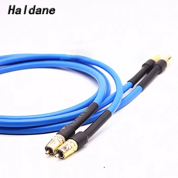 

Haldane Pair HIFI Cardas Clear Light Wire Cardas RCA Interconnect Audio Cables RCA Cable whith Rhodium Plated RCA Socket