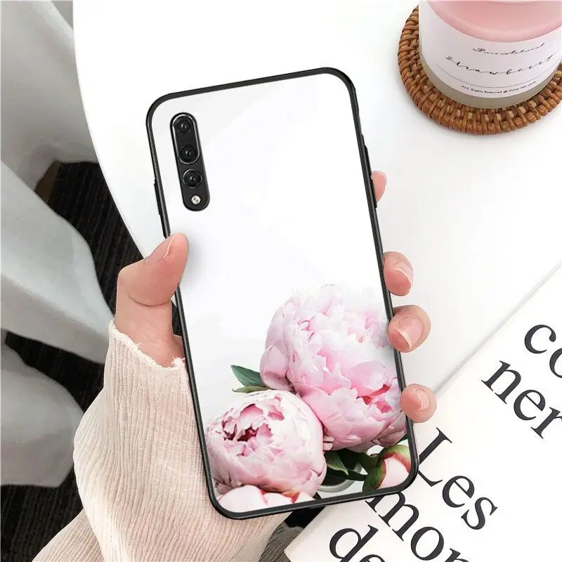 Elegant Pink Purple Peony On the Vase