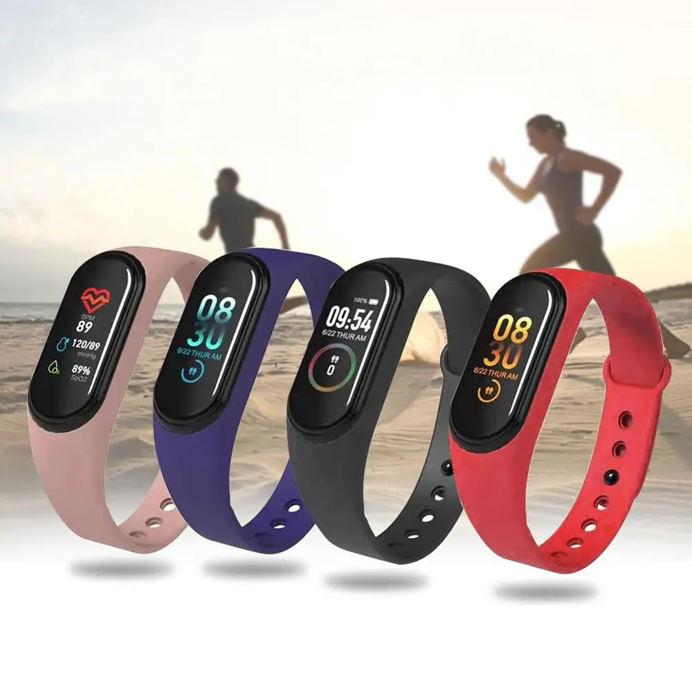 

M4 Smart band 4 Fitness Tracker Watch Sport bracelet Heart Rate Blood Pressure Smartband Monitor Health Wristband
