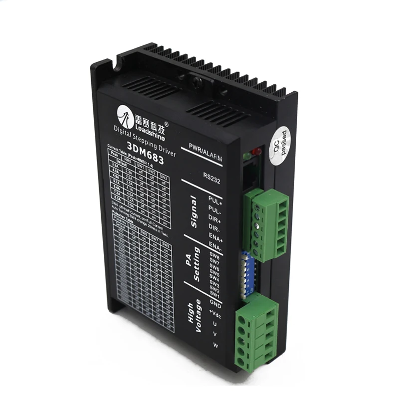Leadshine 3 Phase Stepper Driver 3DM683 20-60VDC 0.5-8.3A for Engraving and Cutt
