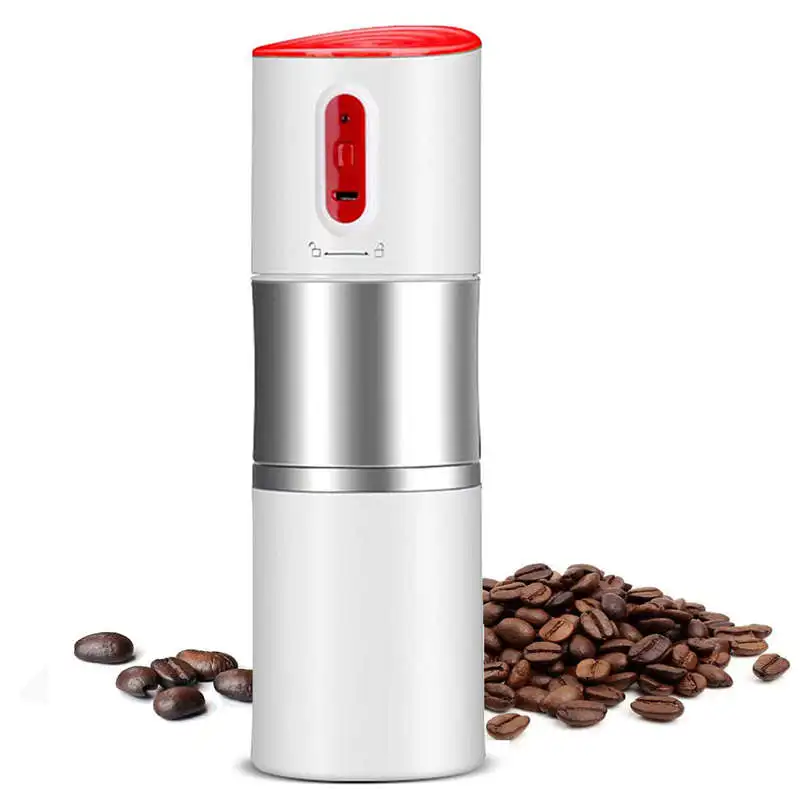 

JEYL Portable Coffee Grinder Burr Automatic Espresso Machine Coffee Maker Rechargeable Battery Operated,Travel Coffee Tumbler Fo