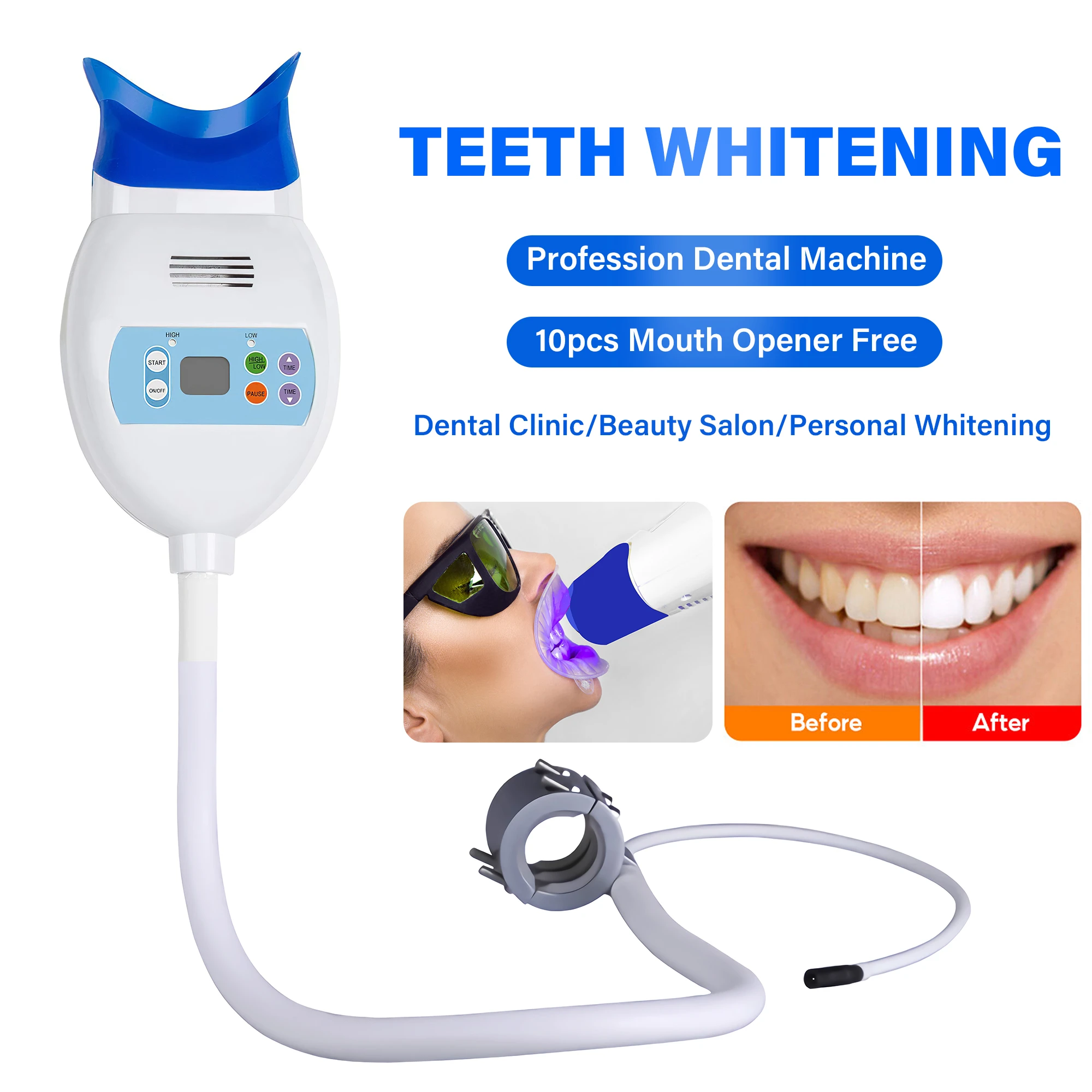 Tool Parts Tools Led Teeth Whitening Blue Red Light Teeth Whitening