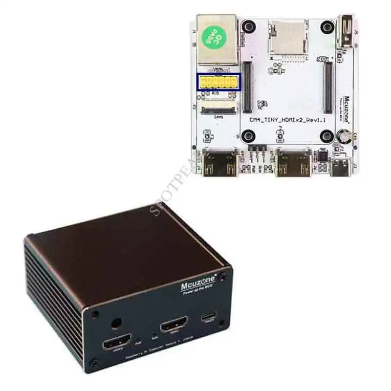 

Raspberry P Compute Module 4 CM4 IO Expansion Board Tiny Double HDMI IO Board