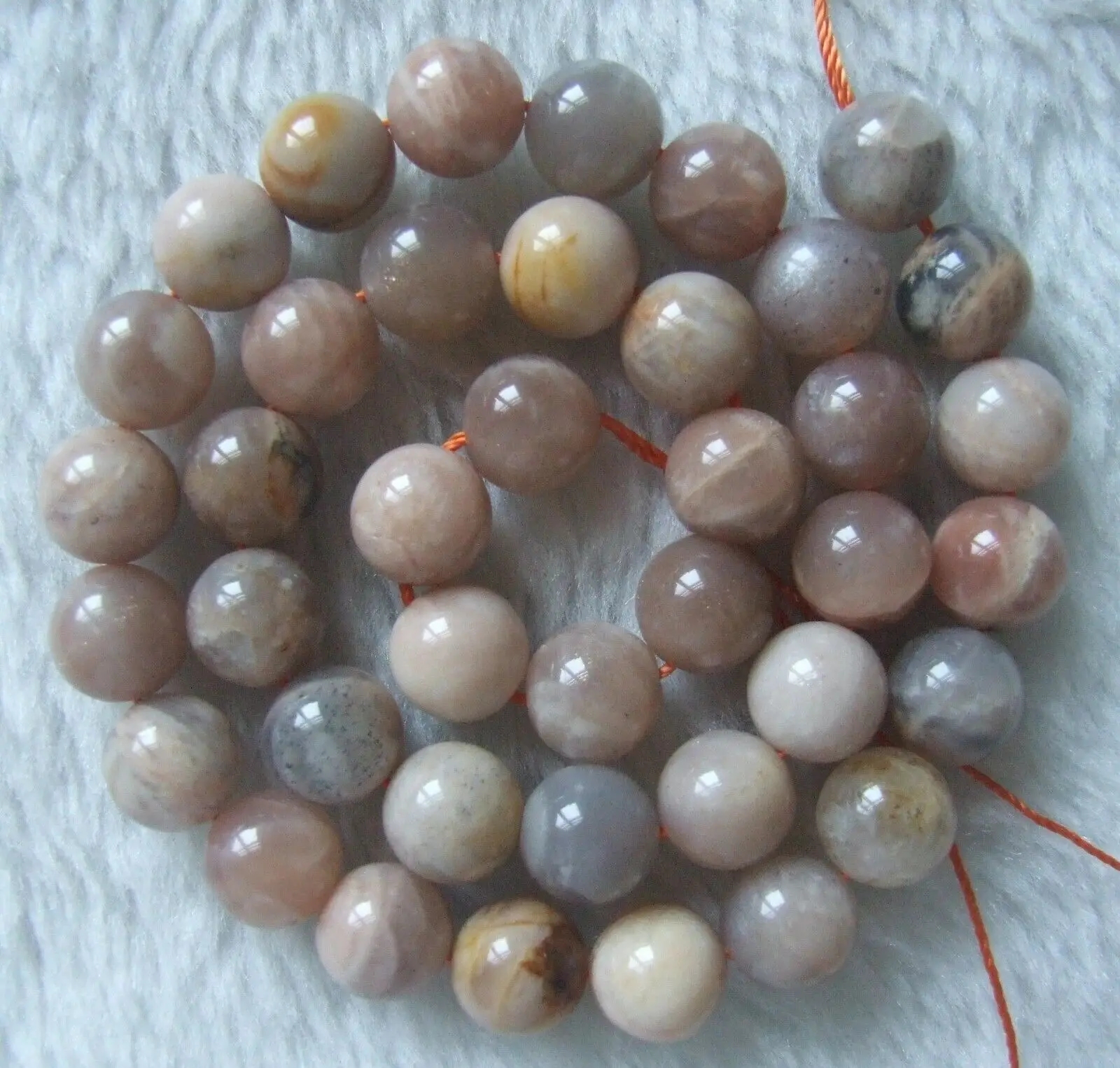 

4mm 6mm 8mm 10mm 12mm Natural Sunstone Round Loose Beads 15.5Inch