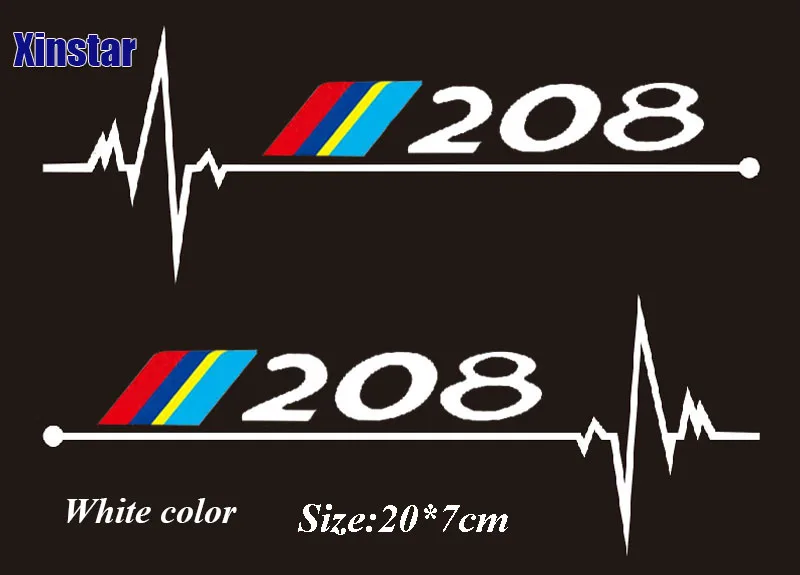 2 шт. окна автомобиля Стикеры для Peugeot 2008 3008 208 308 106 107 108 206 207 306 307 508|Наклейки на