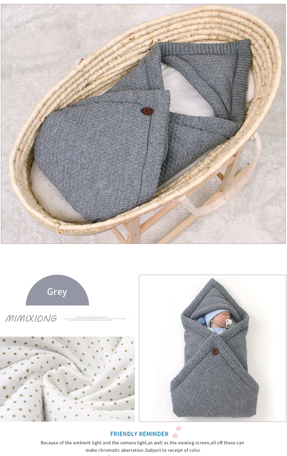 Зимние Детские спальные мешки теплые детские конверты коляска вязаный кокон для новорожденных пеленка для новорожденных обертка спальный мешок Schlafsack