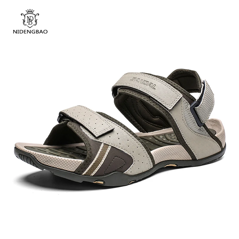 New Summer Men Shoes Classic Men Soft Sandals Breathable Roman Style Male Canvals Beach Sandals Water Shoes Large Size 46