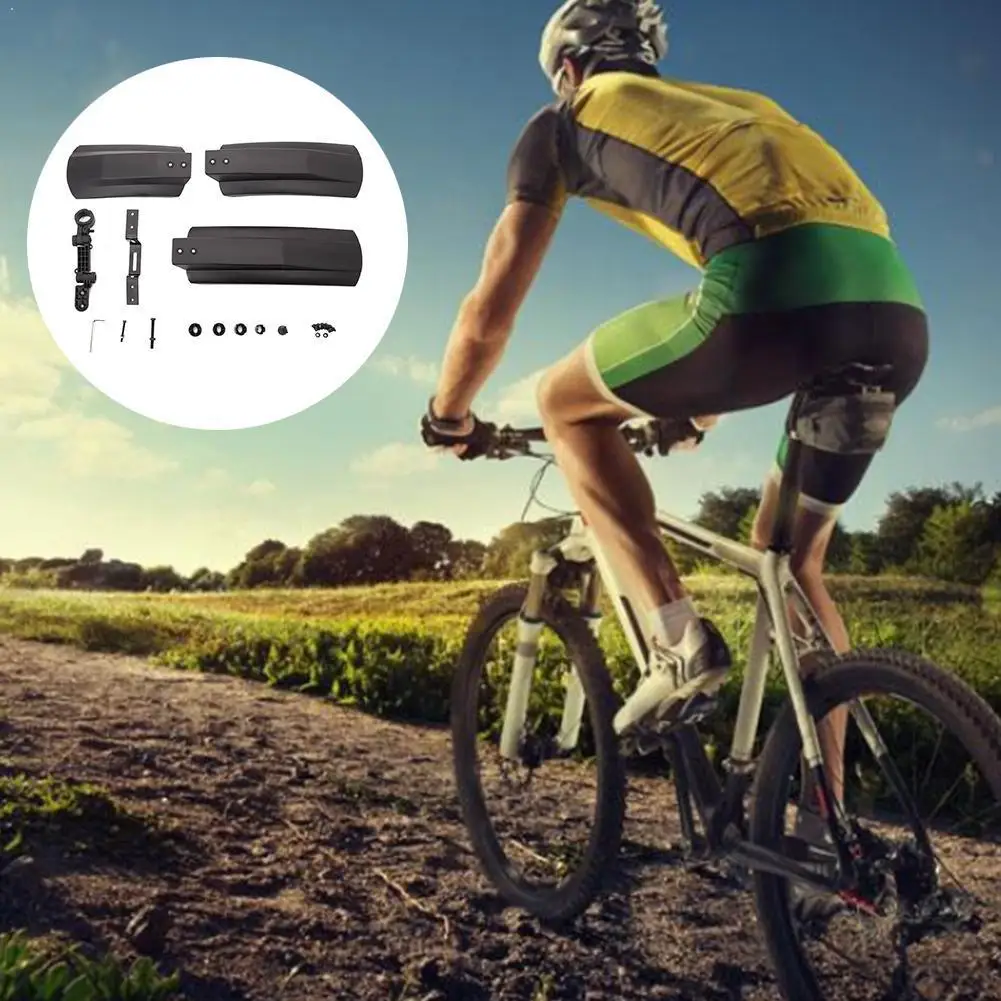 Bicycle Fender Mountain Bike Front/Rear Super Wide Bike Quick Cycling