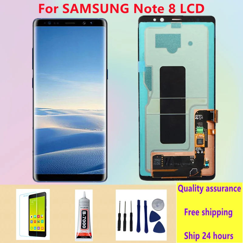 Lcd Amoled Da 6.3 ''Per Samsung Galaxy Note 8 Note8 N950 N950F Display Touch Screen Digitizer Assembly