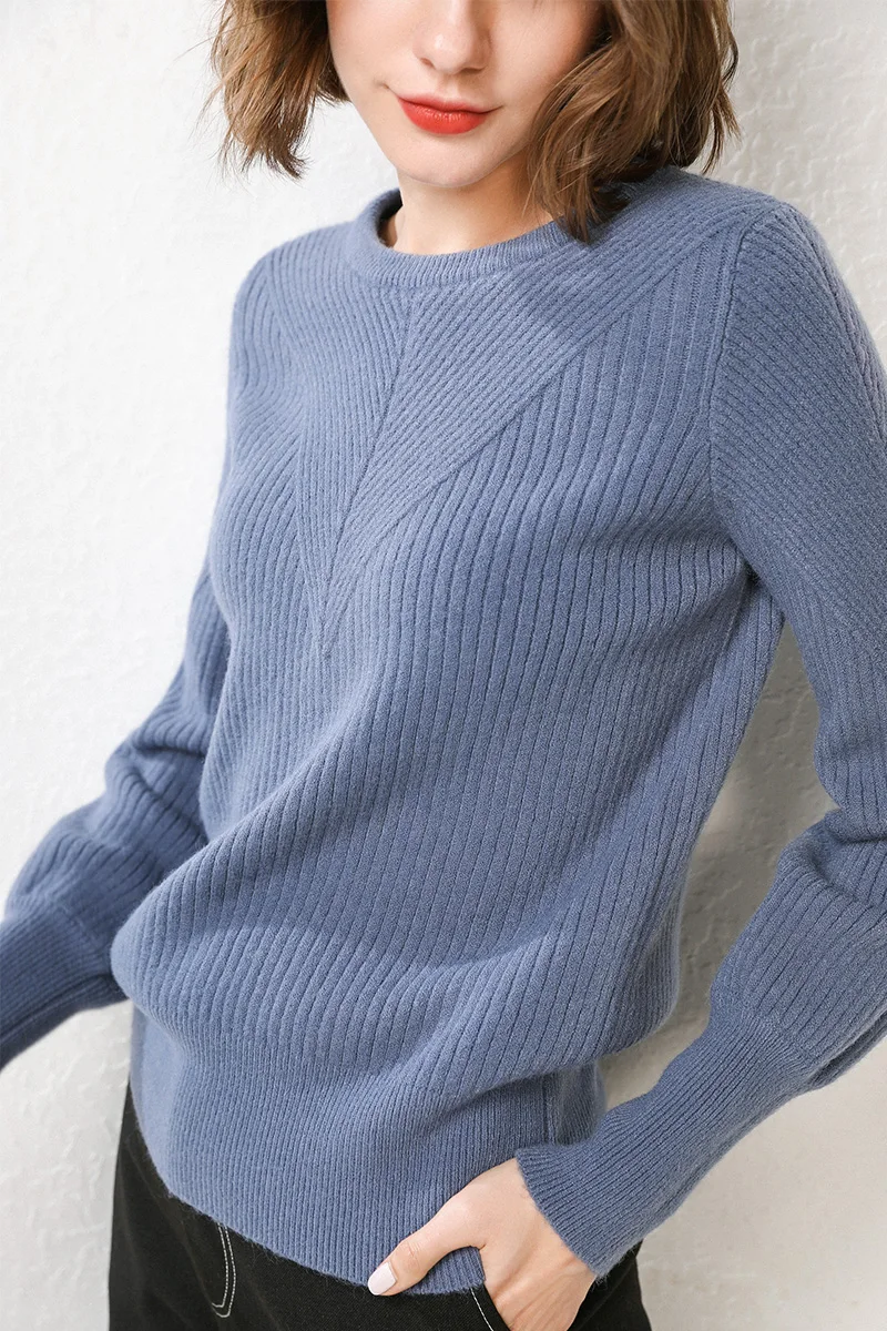 Кашемировый и шерстяной вязаный пуловер, женский свитер с длинными рукавами, женская одежда, 6 цветов, высокое качество, женские мягкие свитеры, топы