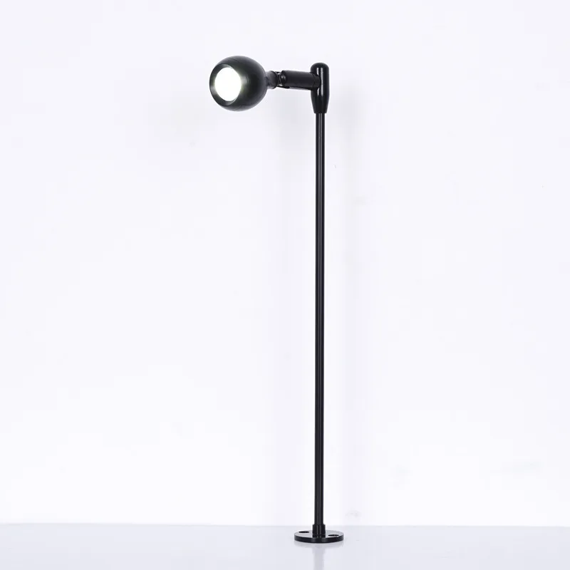 

LukLoy 3W LED Spotlight Display Cabinet Spot Light Adjustable Illumination Angle Standing Pole Downlight Table Down Light