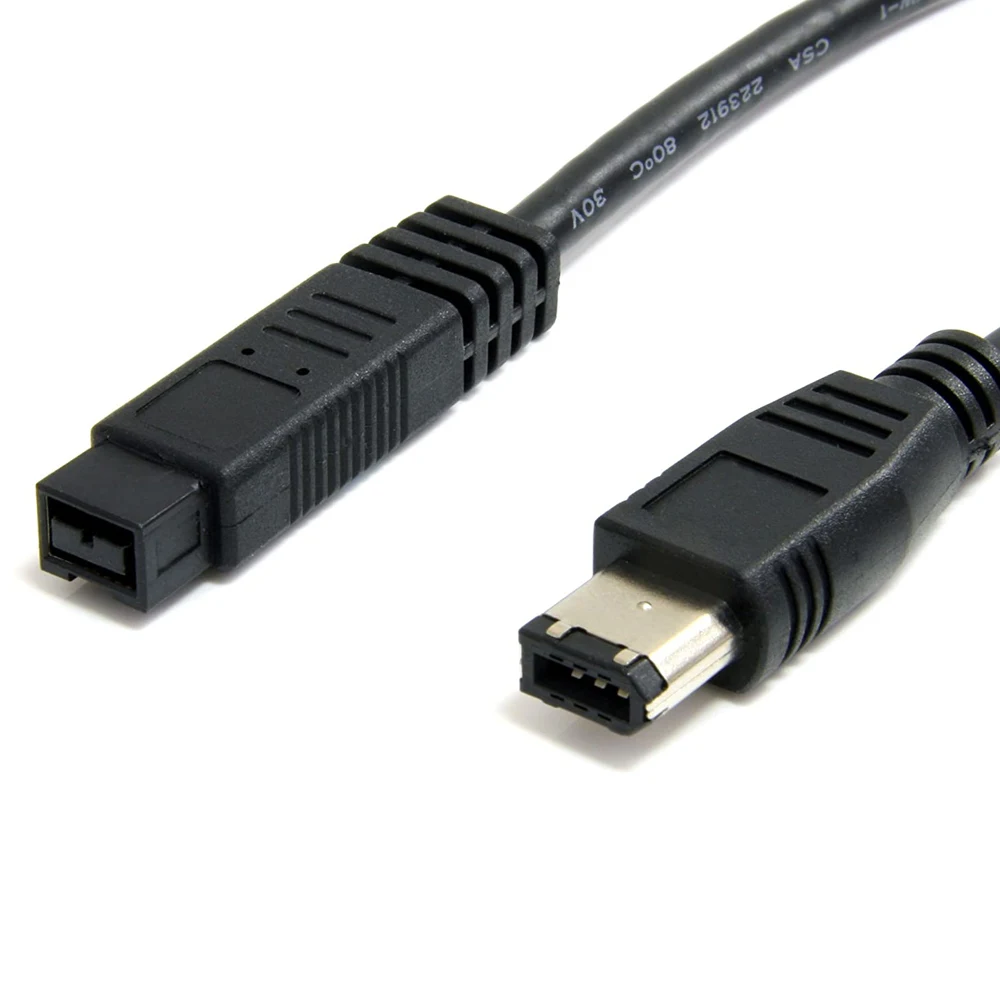 Hdthings FireWire кабель 9 pin to 6 IEEE1394 DV свинцовый провод 0 3 м 1 фут Ulra короткий|cable pin|firewire 8006 |