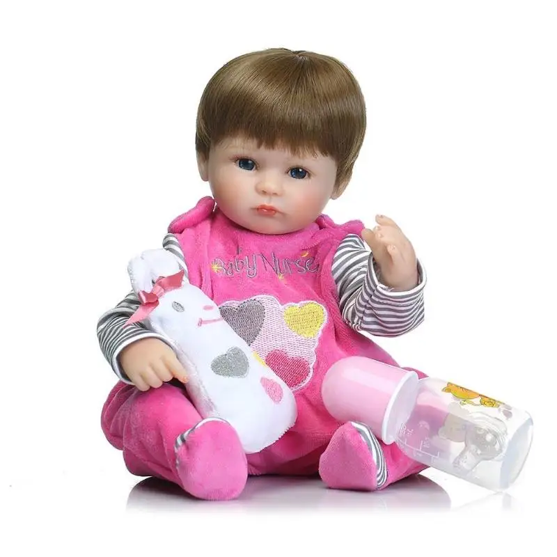 45 см Силиконовые Reborn Super Baby реалистичные детские Bonecas Детские куклы Bebes Reborn Brinquedos Reborn игрушки для детей Подарки