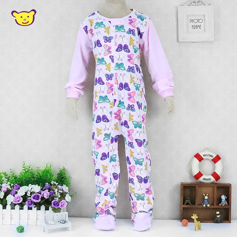 Children 100% Cotton Rompers for Winter Spring Long Sleeve Boys 3 to 7 Years Baby Girls Clothes