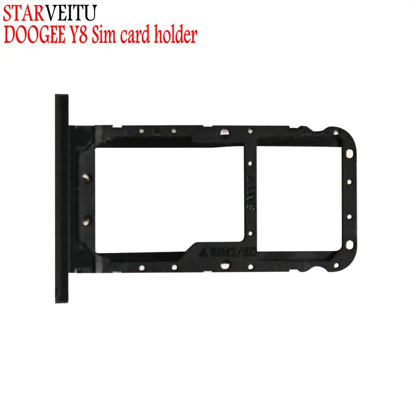 

STARVEITU For Doogee Y8 Sim Card Holder Tray Card Slot 6.1inch Mobile Phone Sim Card Adapter For Doogee Y8