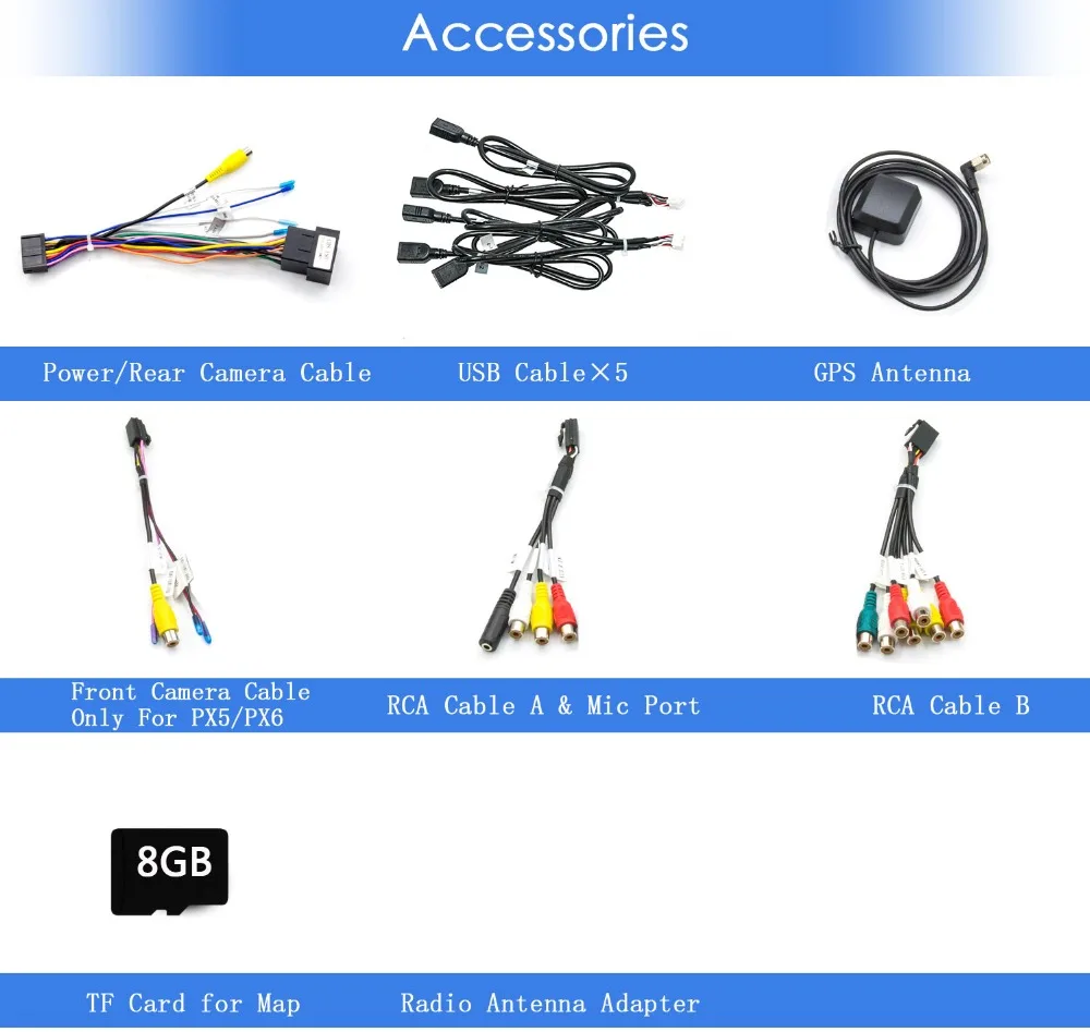 Excellent 5 USB Port Octa Core Android 9.0 Universal Central Multimidia Double 2din 2 din Car Radio DVD Player GPS Navigation DSP 19