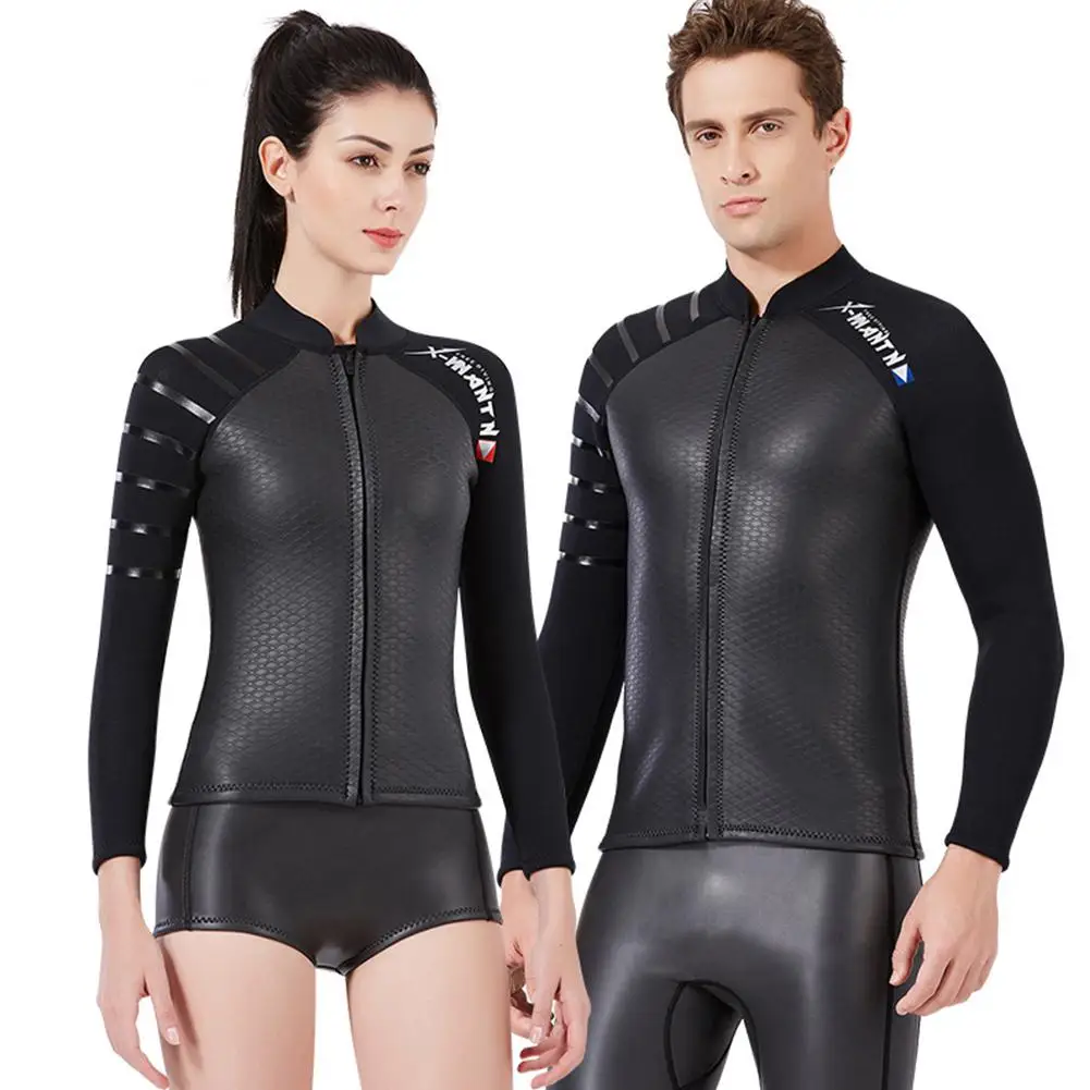 

HobbyLane Smoothbark Diving Suit for Men 3MM Seperate Suit Female Jacket Surfing Warm Swimwear
