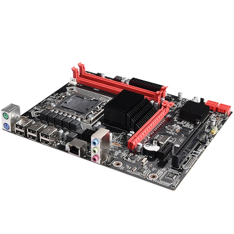 X58 Материнская плата Lga 1366 поддерживает регистровая и ecc-память сервера памяти и процессор Xeon 32G