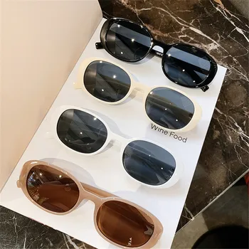 

Retro Goggles Unisex Small Frame UV Protection Sunglasses Oval Shades Glasses Driving Outdoor Sports Fashion Driver Goggles Gift