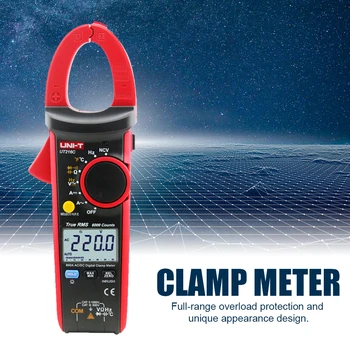 

DC Voltage LCD Backlight 600A Data Hold Non- Clamp Multimeter Current Tool Capacitance Frequency True Rms Auto Range