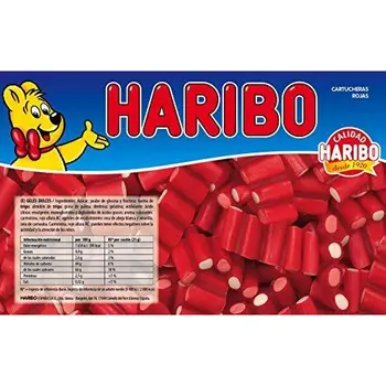 

Haribo - Cartucheras Rojas - Geles dulces - 1.5 kg