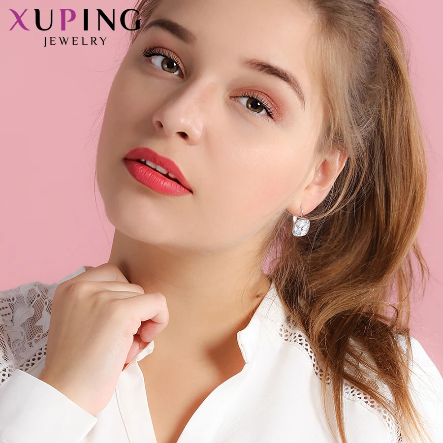 Xuping модные серьги Свадебные подарки кристаллы от Swarovski Красочные очаровательные Висячие серьги для женщин Подарки M42-200
