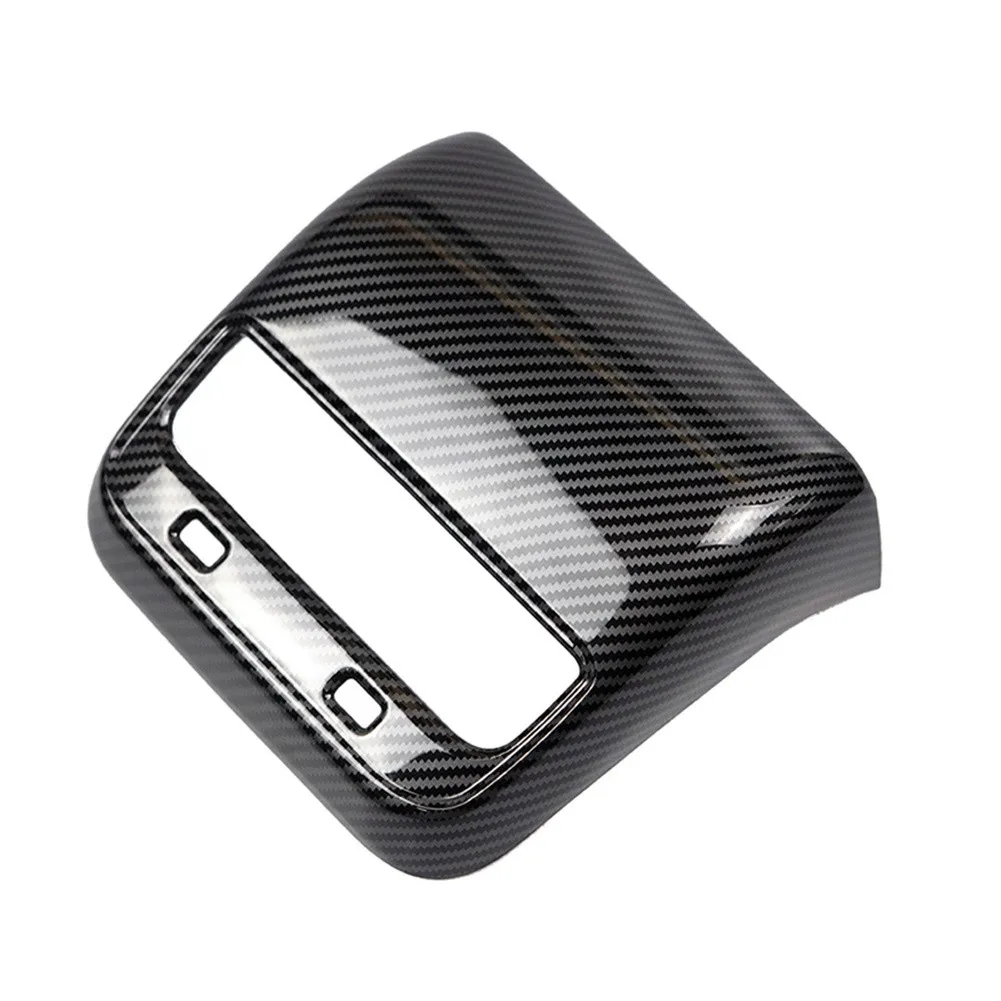 Carbon Fiber Rear Air Vent Outlet Cover Trim For Tesla Model 3 Y Car Accessories Air-conditioning Decoration In | Автомобили и
